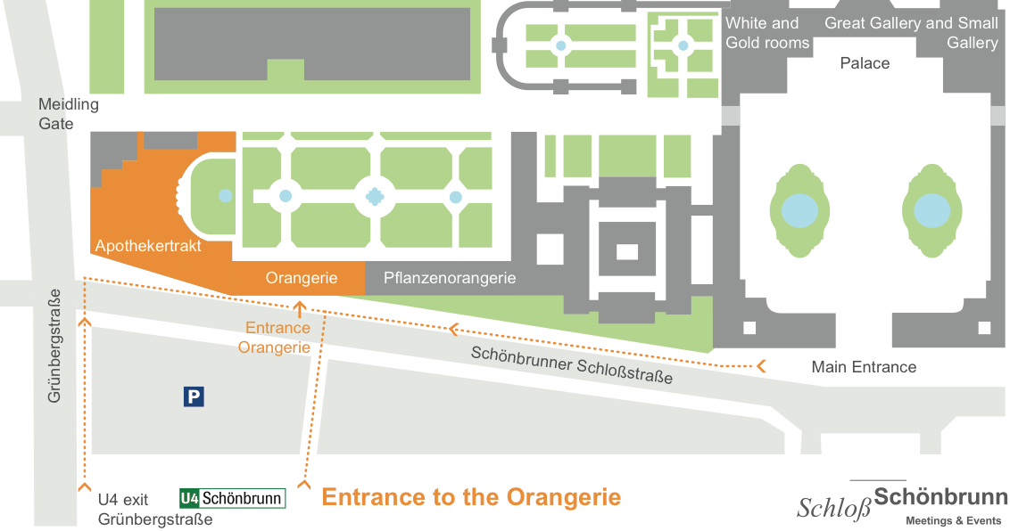 Venue Schoenbrunn - Access to Orangerie
