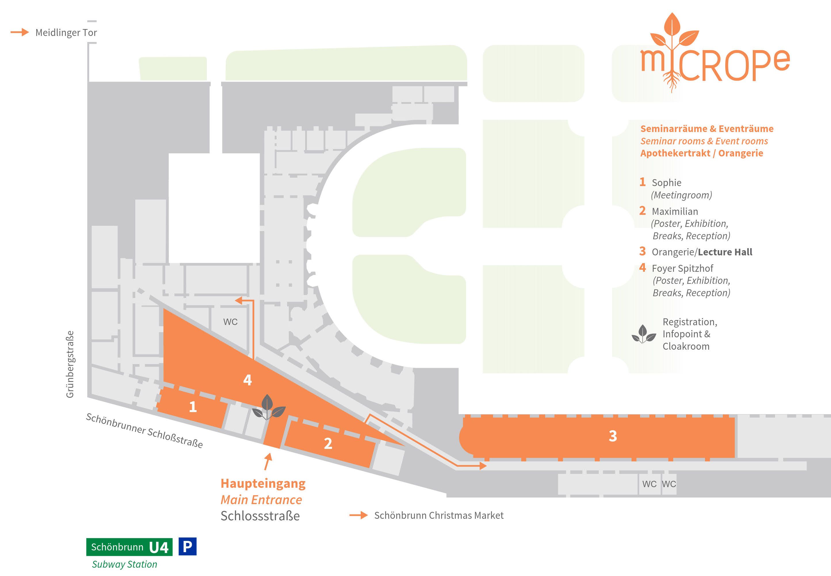 Venue Schoenbrunn - Access to Orangerie